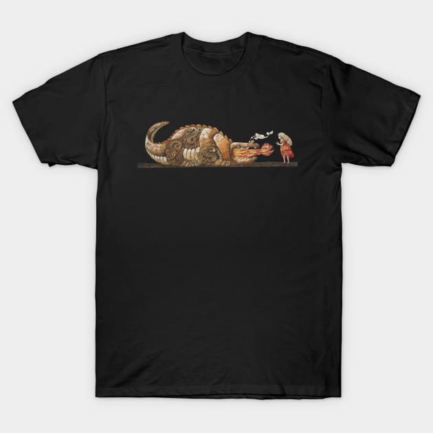 The Princess and The Dragon T-Shirt by FrisoHenstra